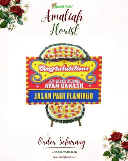 Sewa Papan Bunga Kali Napu